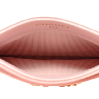 Chanel Lambskin Quilted Chanel 19 Card Holder Light Pink 5 of 6