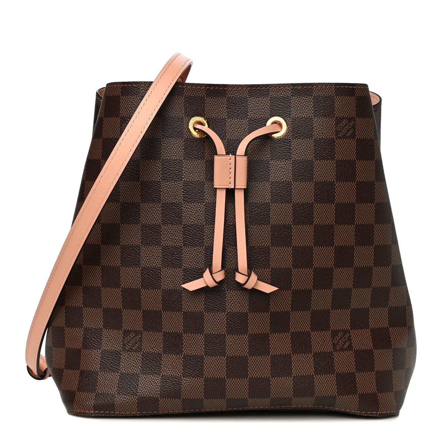 Damier Ebene Neonoe MM Venus Pink