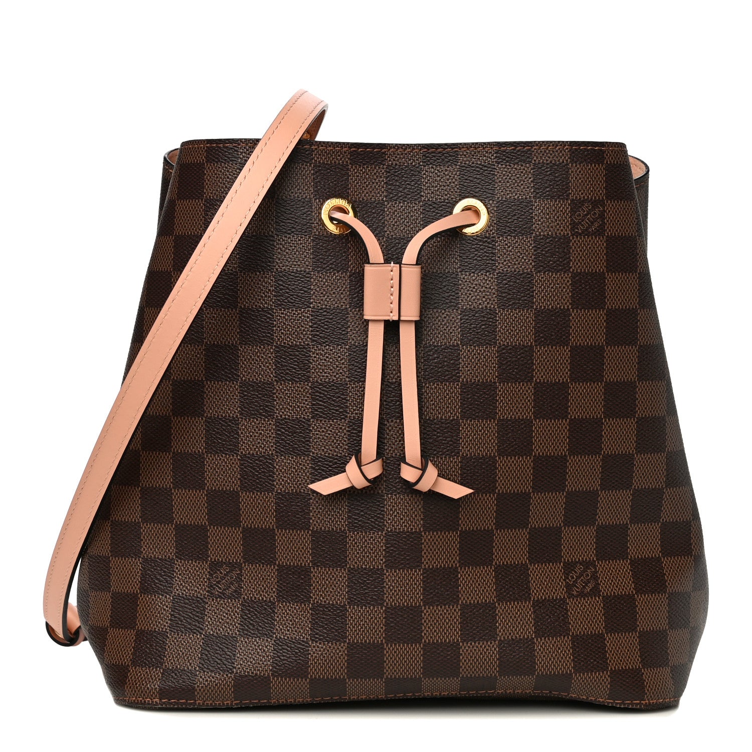 Louis Vuitton Damier Ebene Neonoe MM Venus Pink 1 of 10
