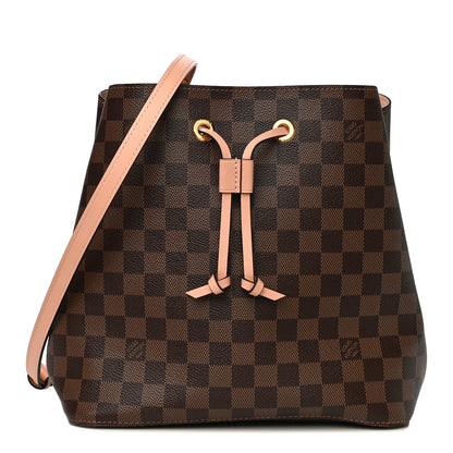 Louis Vuitton Damier Ebene Neonoe MM Venus Pink 1 of 10