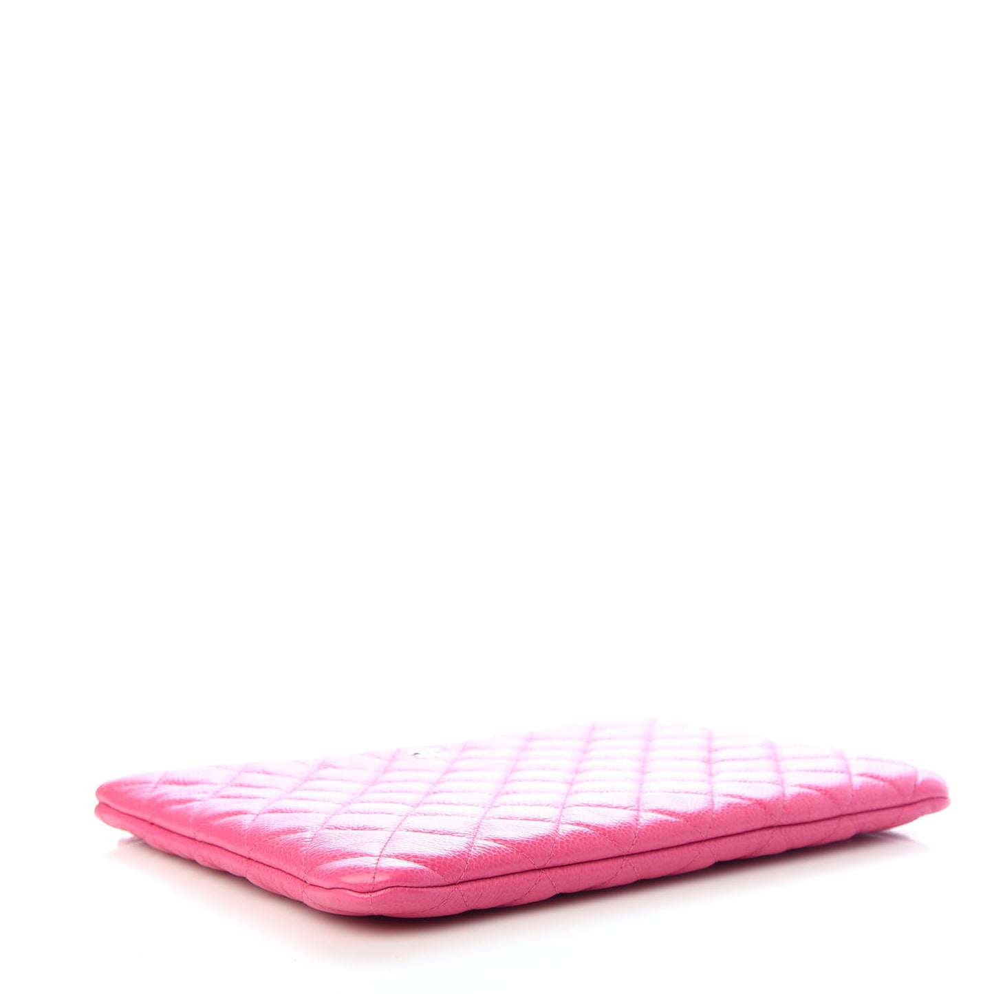 Caviar Quilted Medium Cosmetic Case Pink