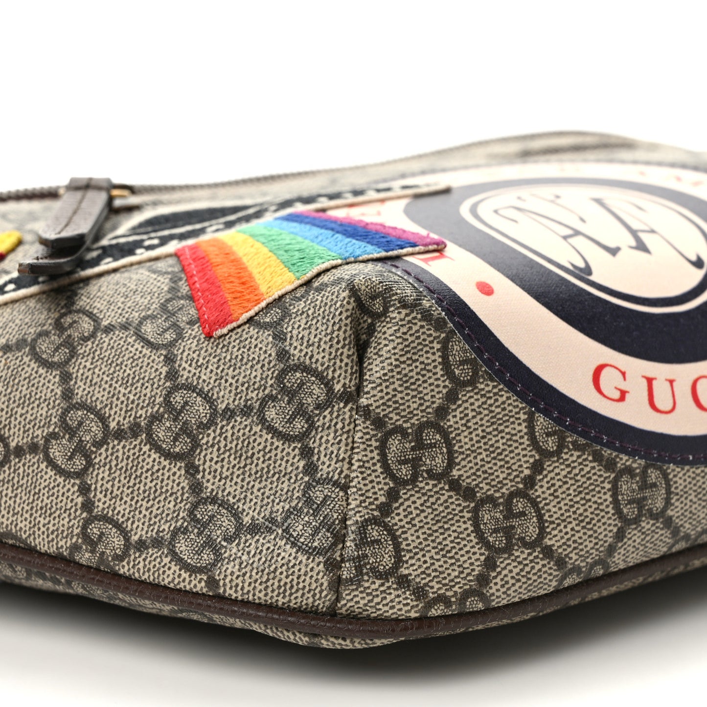 GG Supreme Monogram Courrier Belt Bag Beige New Acero