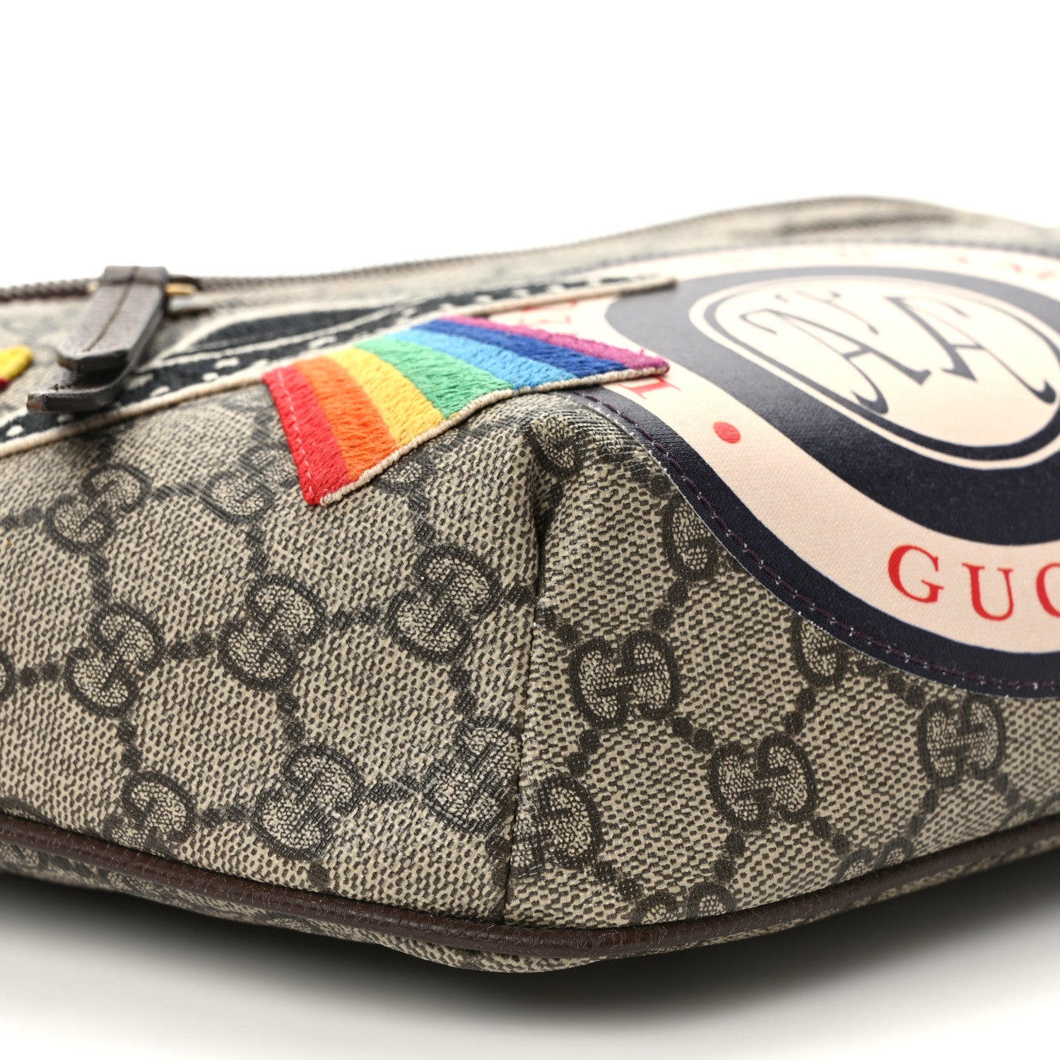 Gucci GG Supreme Monogram Courrier Belt Bag Beige New Acero 7 of 8
