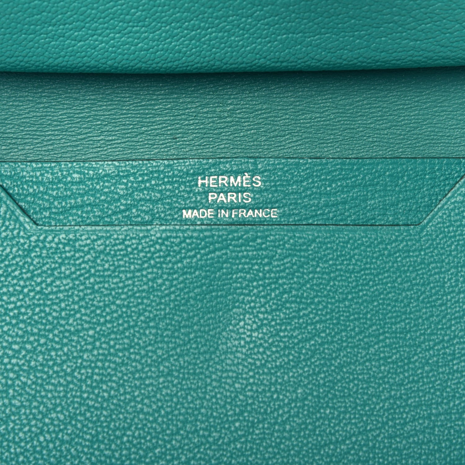 Hermes Chevre Mysore Mini Bearn Wallet Vert Verone 6 of 8
