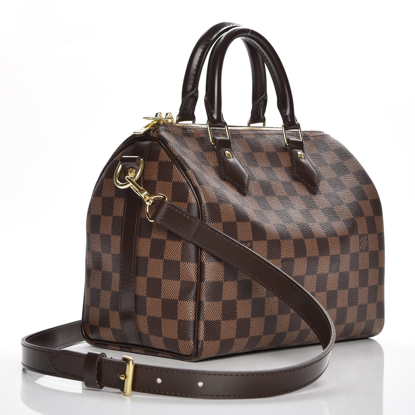 Damier Ebene Speedy Bandouliere 25