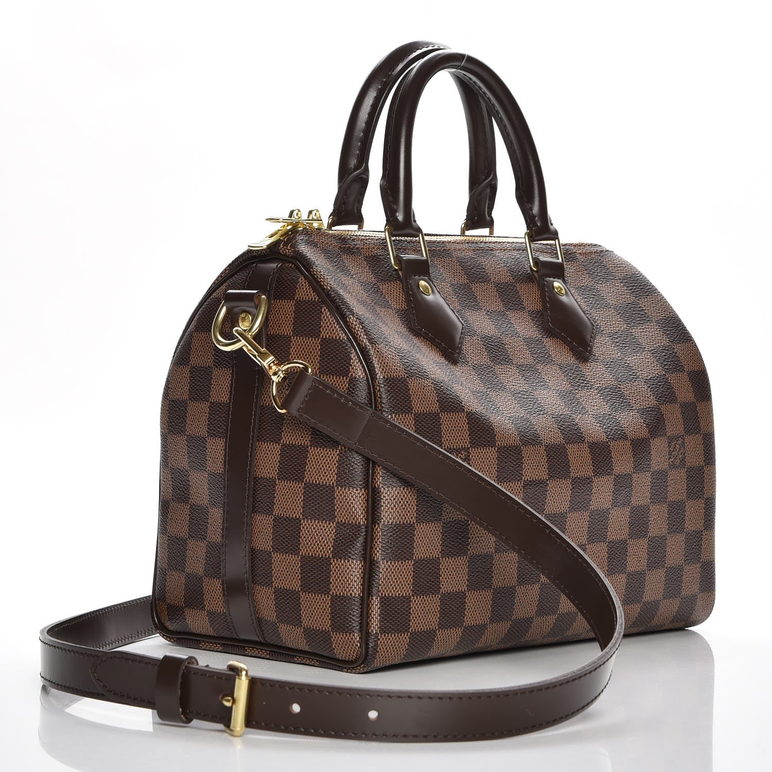 Louis Vuitton Damier Ebene Speedy Bandouliere 25 4 of 9