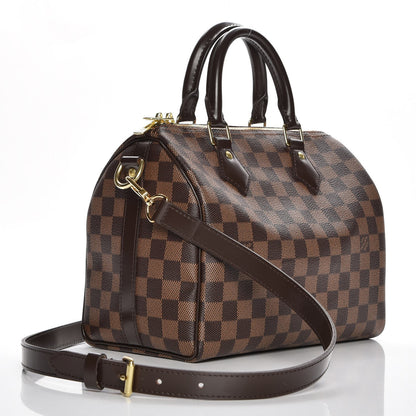 Louis Vuitton Damier Ebene Speedy Bandouliere 25 4 of 9