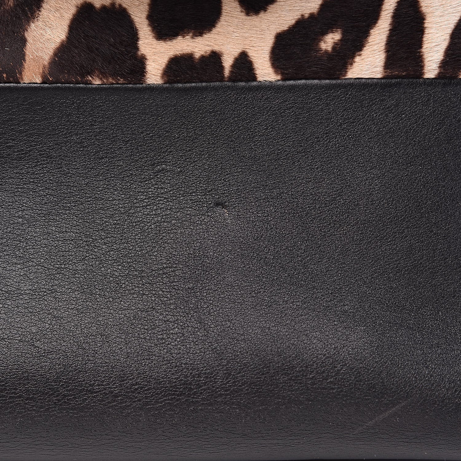 Celine Pony Hair Calfskin Leopard Print All Soft Tote Black 14 of 17