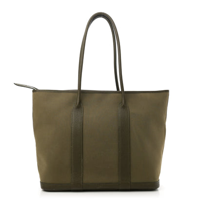 Hermes Buffle Skipper Toile Garden 36 MM Zip Tote Vert Veronese 1 of 10