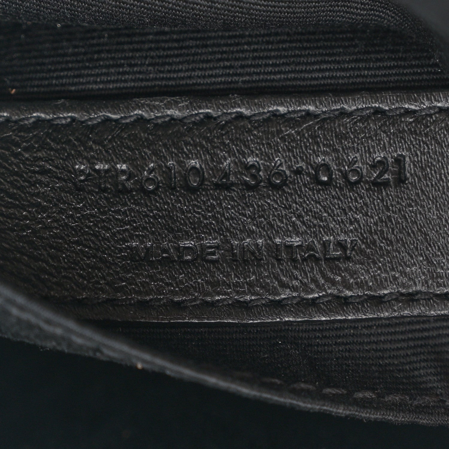 Saint Laurent Denim Quilted Monogram Round Crossbody Bag Rodeo Blue 7 of 12