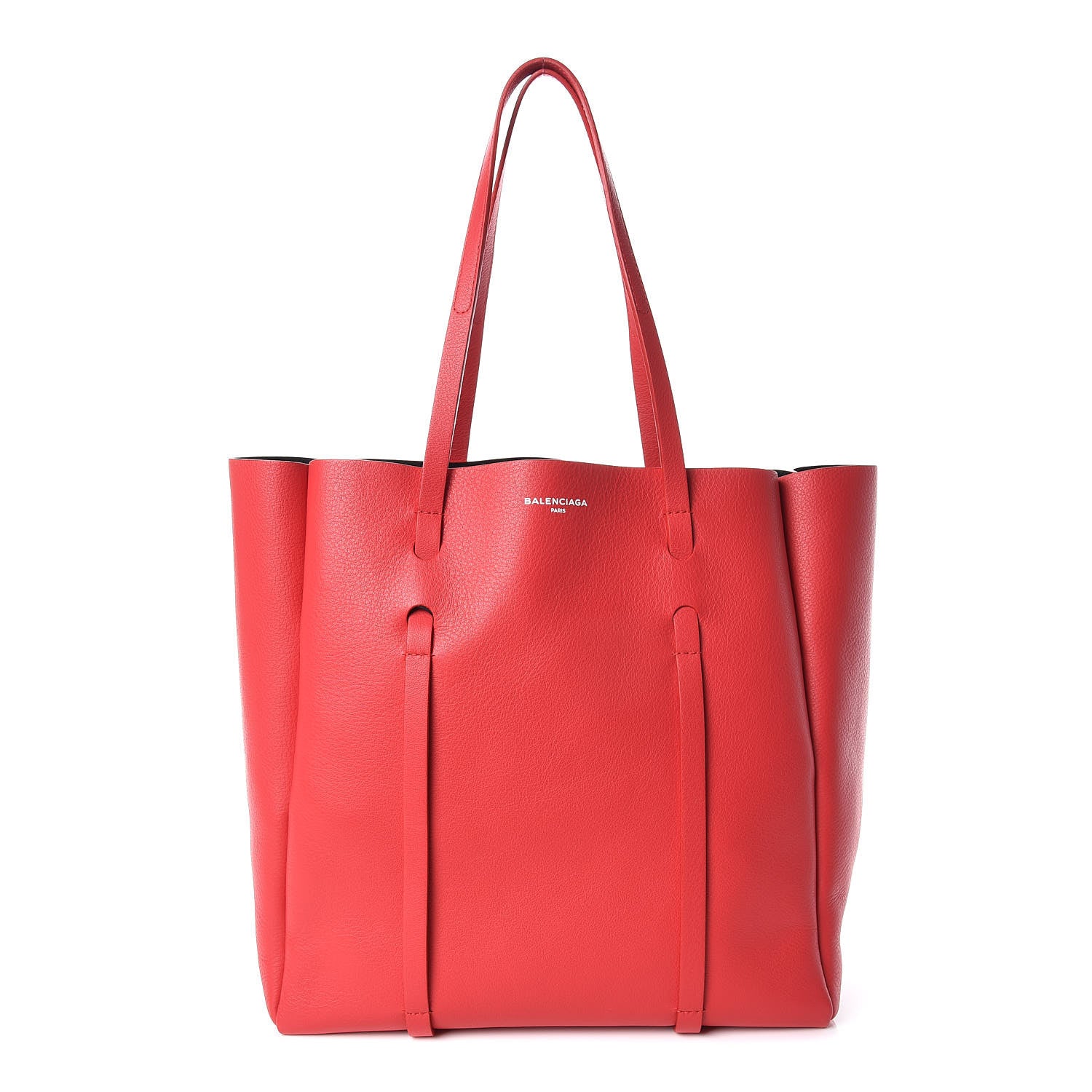 Balenciaga Veau Baltimore Double Sided Small Everyday Tote Rouge Vermeil Black 1 of 14