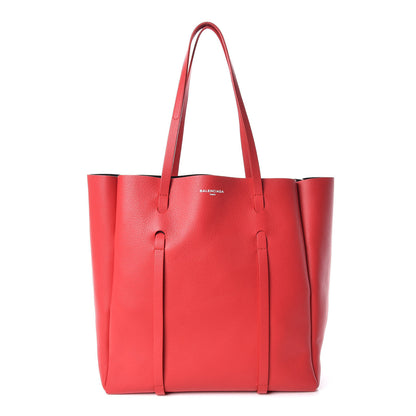 Balenciaga Veau Baltimore Double Sided Small Everyday Tote Rouge Vermeil Black 1 of 14
