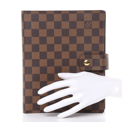 Louis Vuitton Damier Ebene Large Ring Agenda Cover 2 of 9