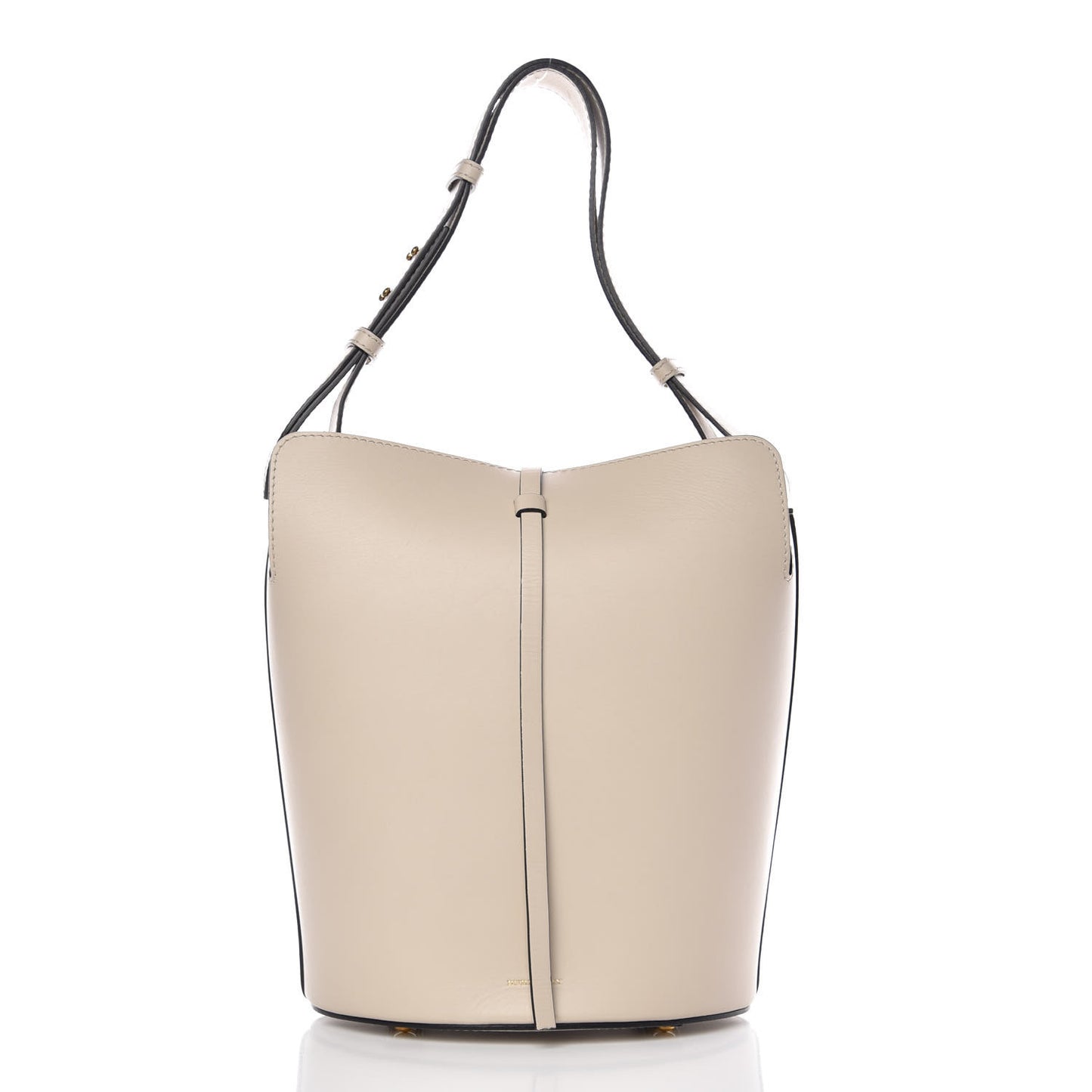 Supple Calfskin Medium Bucket Limestone