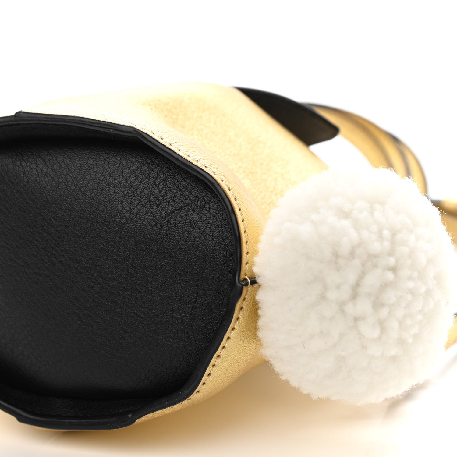 Loewe Metallic Calfskin Bunny Shoulder Bag Gold 10 of 10