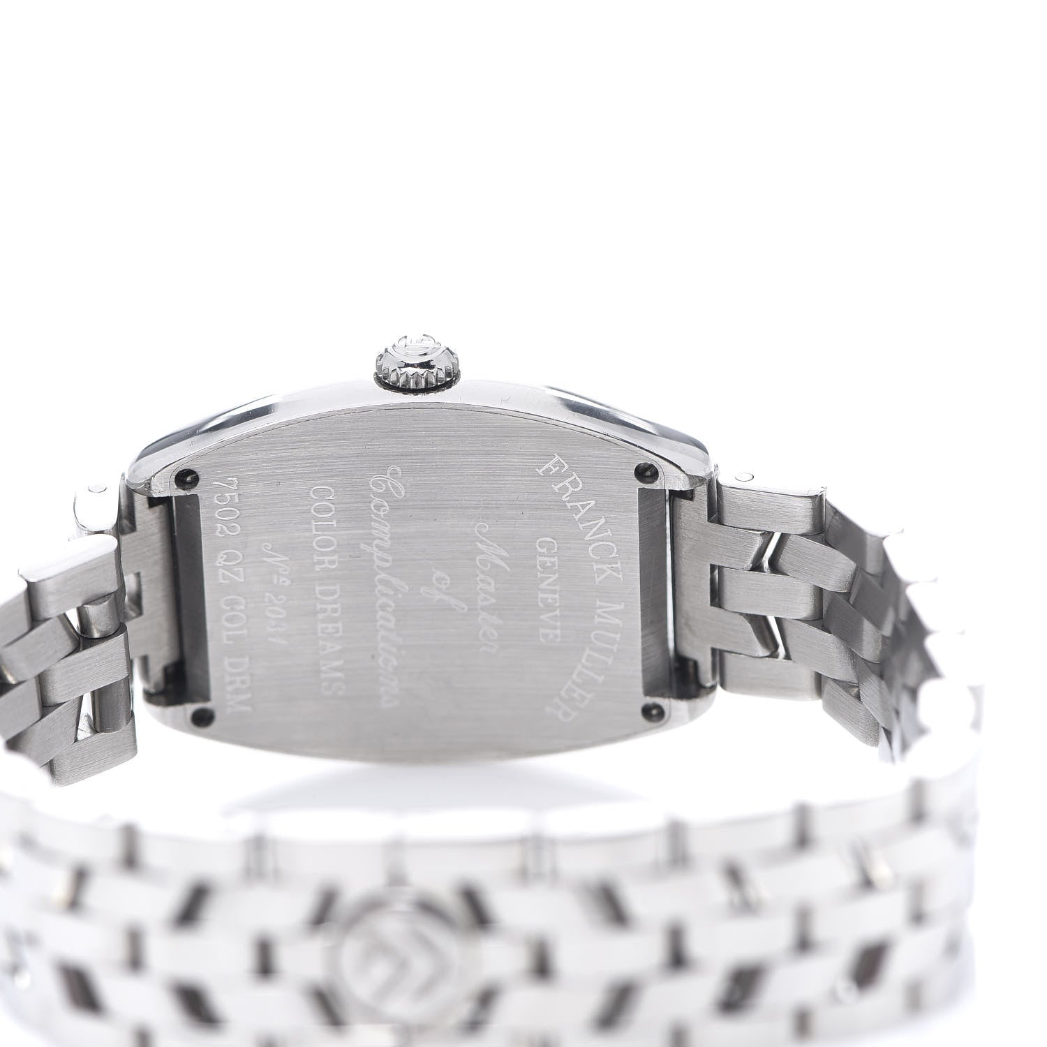 Franck Muller Stainless Steel 29mm Cintree Curvex Color Dreams Quartz Watch 7502QZCOLDRM 4 of 7
