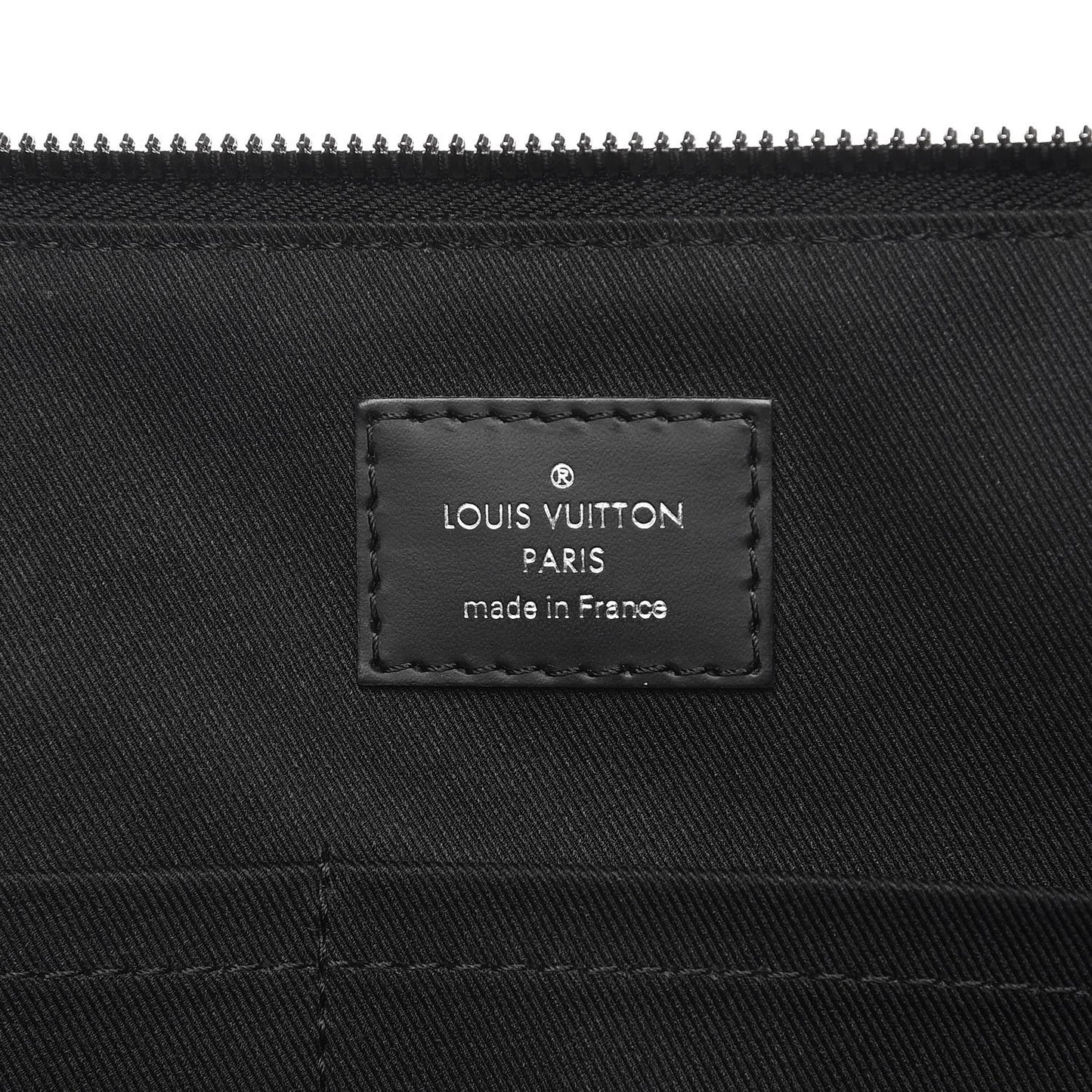 Damier Graphite Porte-Documents Jour