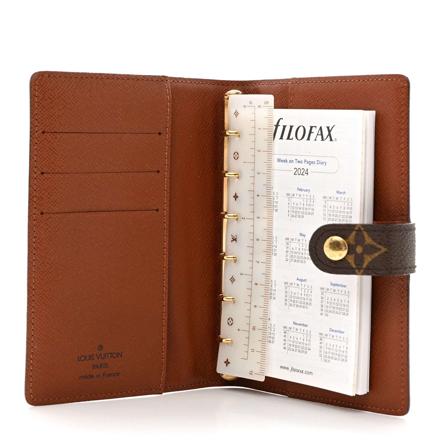 Louis Vuitton Monogram Small Ring Agenda Cover 5 of 8