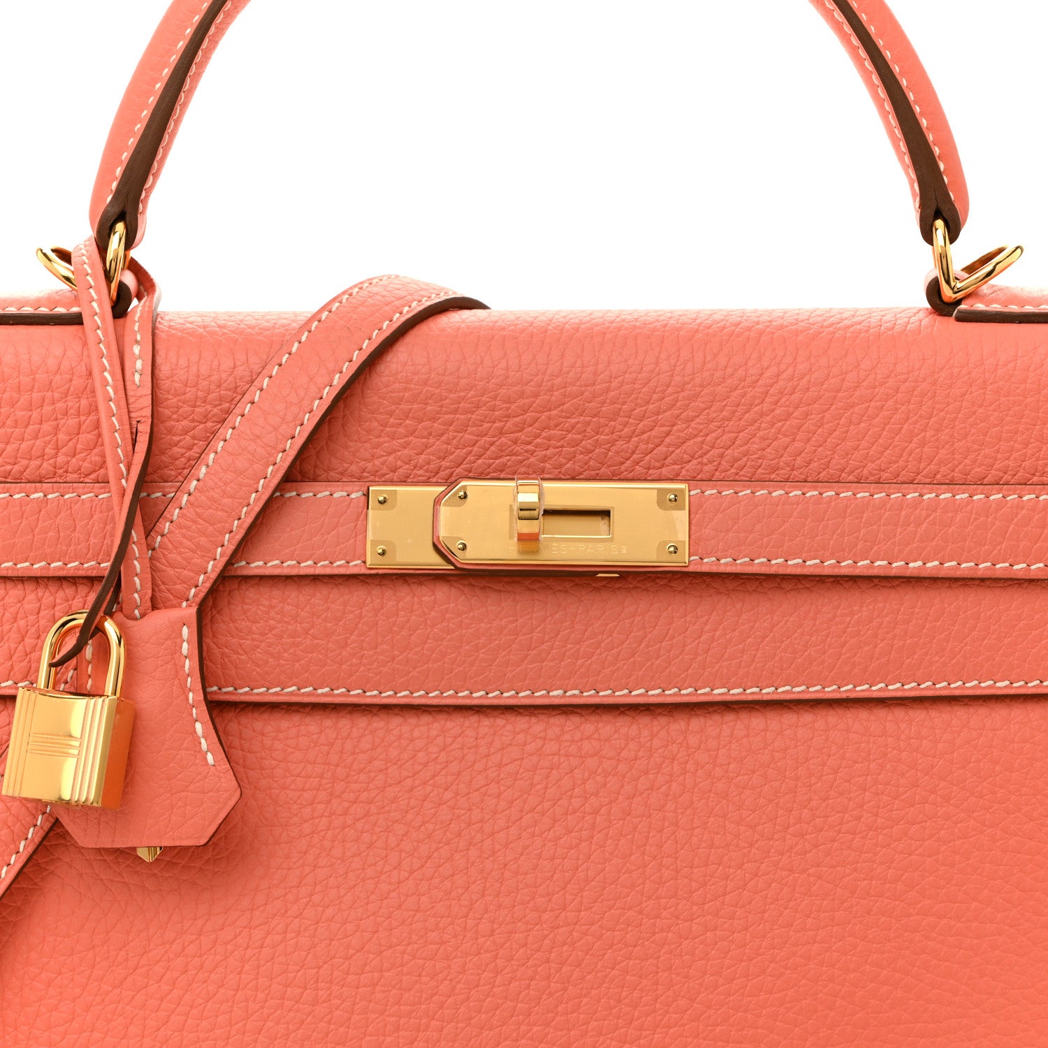 Hermes Togo Kelly Retourne 32 Crevette 8 of 10