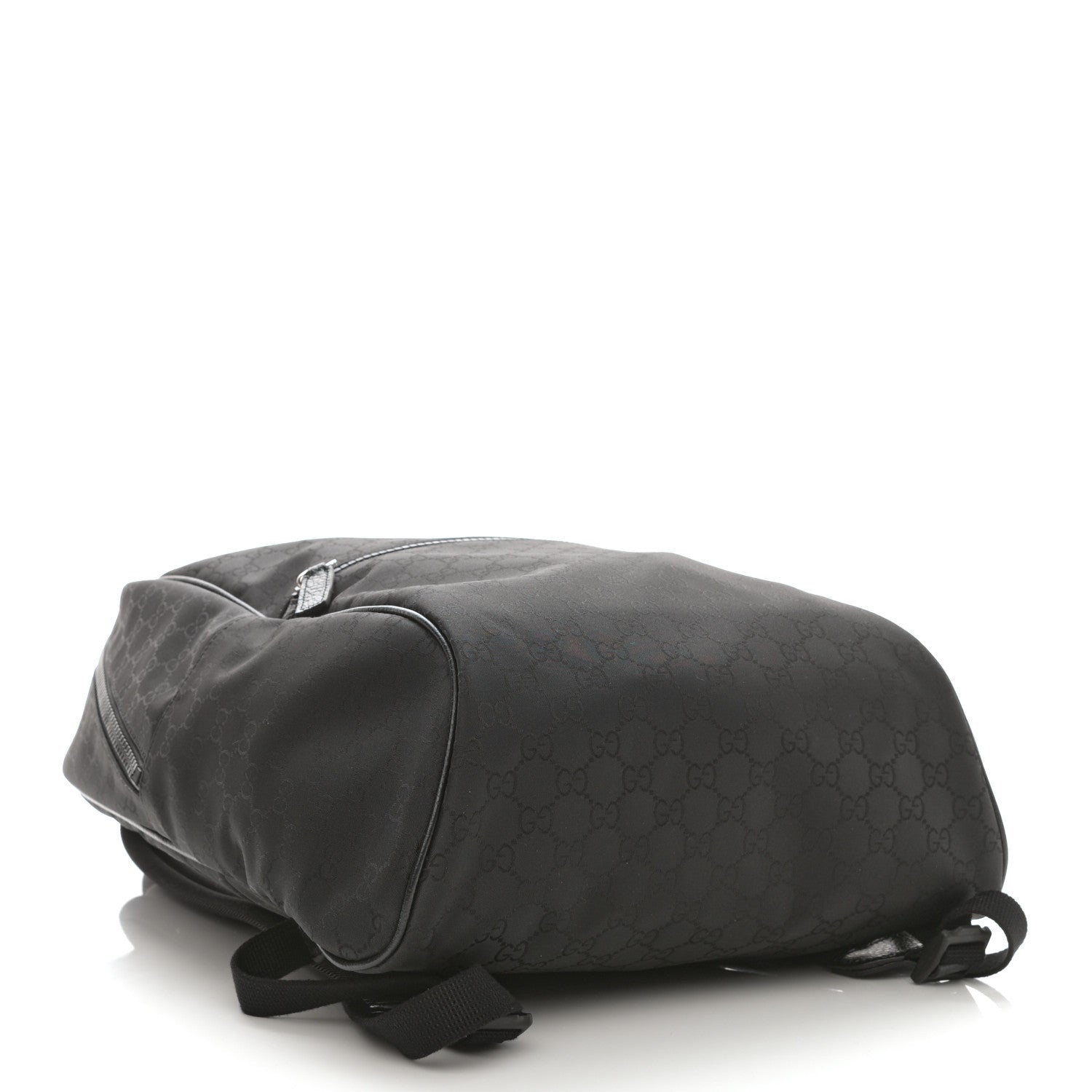 Gucci Nylon Monogram Slim Backpack Black 4 of 8