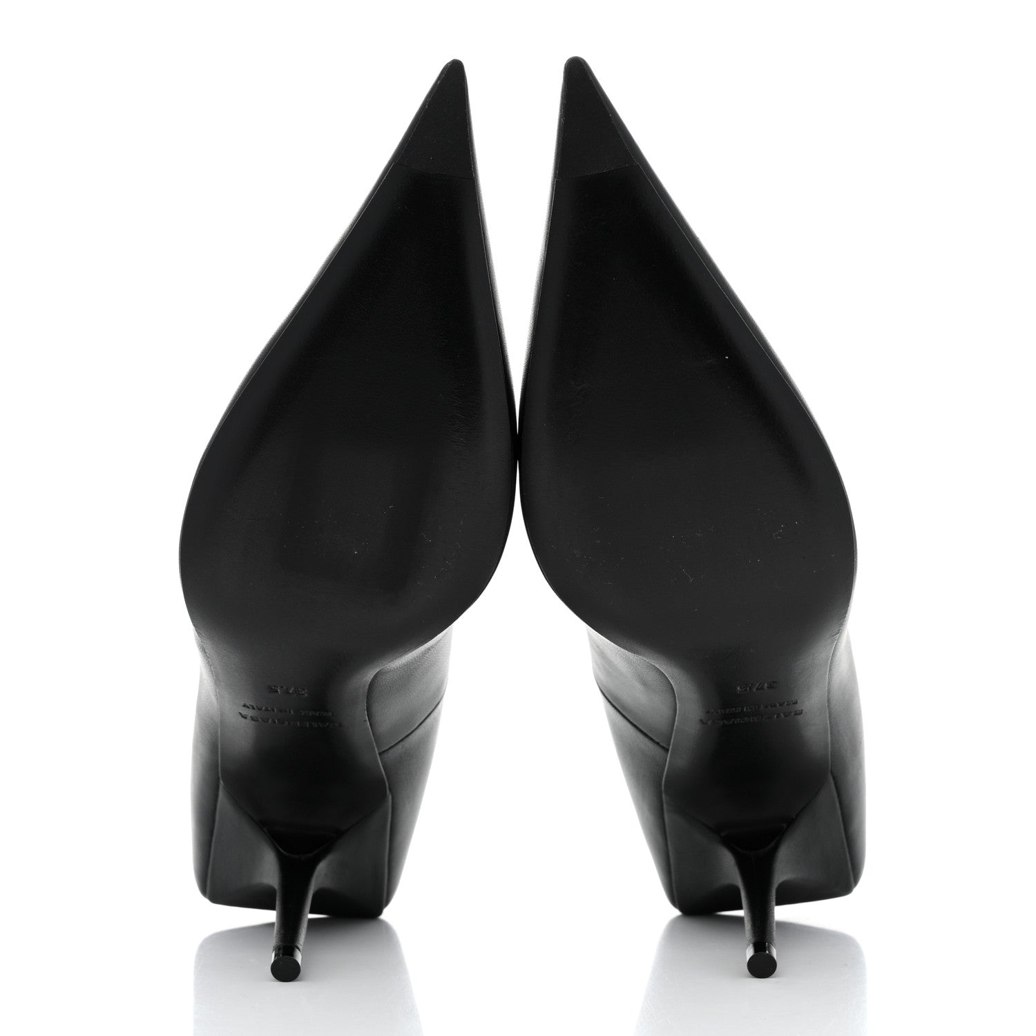 Balenciaga Nappa Square Knife 80mm Pumps 37.5 Black 5 of 8