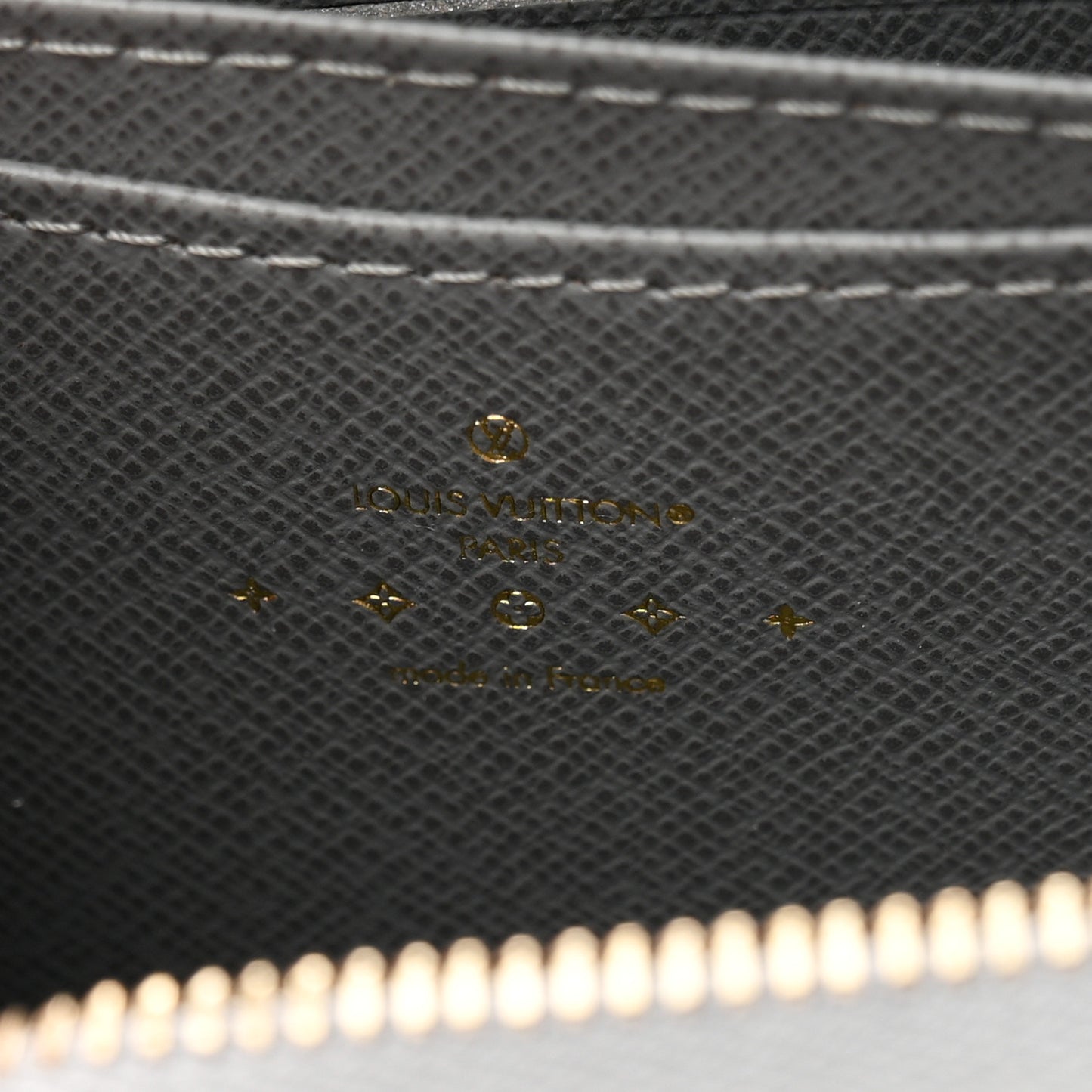 Denim Monogram Zippy Coin Purse Washed Gray
