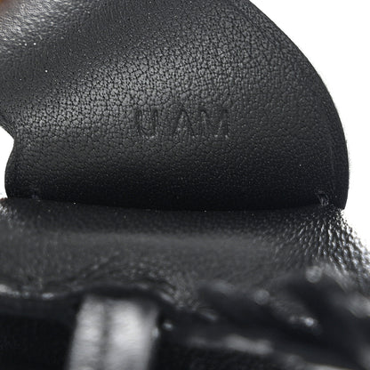 Hermes Milo Lambskin Matte Alligator Touch Grigri Rodeo Pegase Horse Bag Charm PM Black 4 of 7