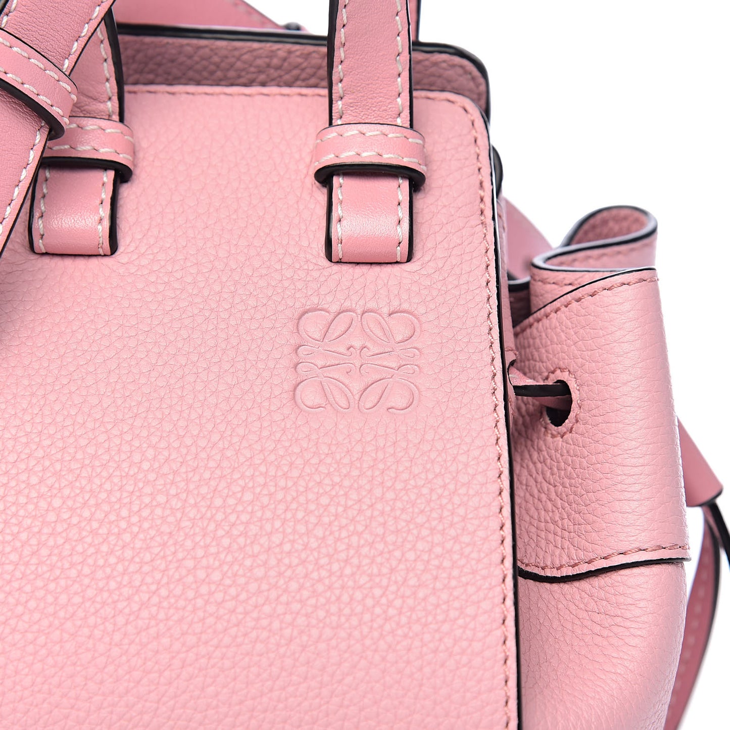 Calfskin Mini Hammock Shoulder Bag Pastel Pink