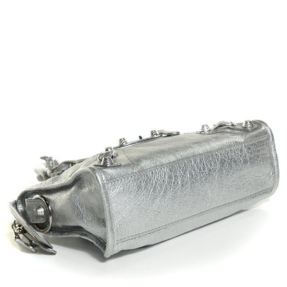 Balenciaga Agneau Giant 12 Silver Hardware Mini City Gris Aluminum 5 of 10