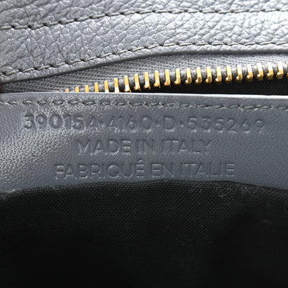 Balenciaga Chevre Gold Metallic Edge Hardware City Bleu Acier 7 of 10