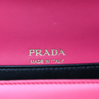 Prada City Calfskin Sidonie Small Chain Crossbody Bag Magenta 5 of 10