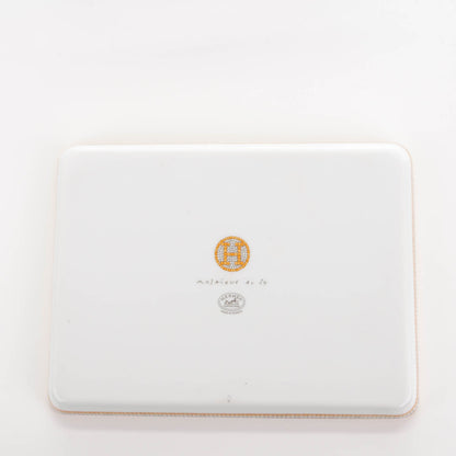 Hermes Porcelain Mosaique au 24 Sushi Plate 3 of 5