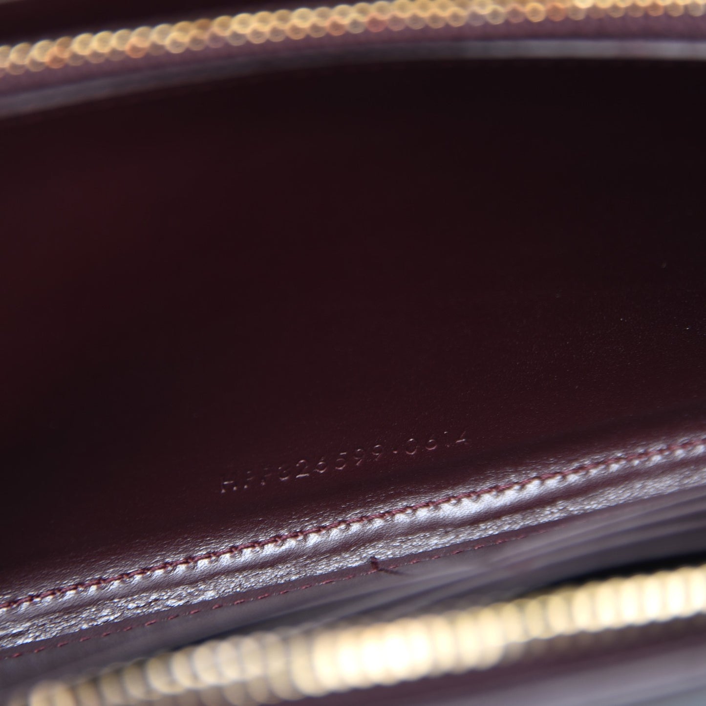 Calfskin Classic Zip Around Continental Wallet Bordeaux