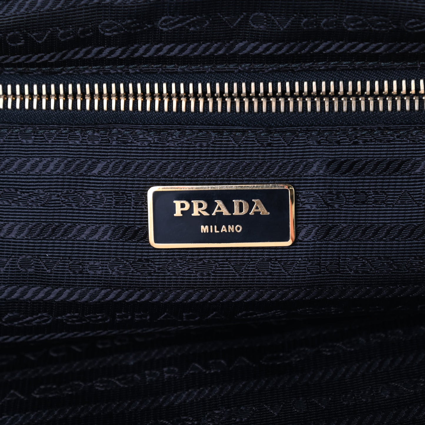 Tessuto Nylon Saffiano Tote Black