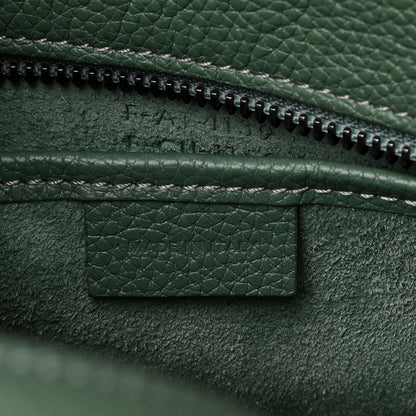 Celine Drummed Calfskin Nano Luggage Celadon 6 of 11