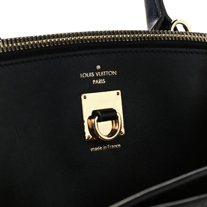 Louis Vuitton Calfskin City Steamer MM Vanilla Black 6 of 10