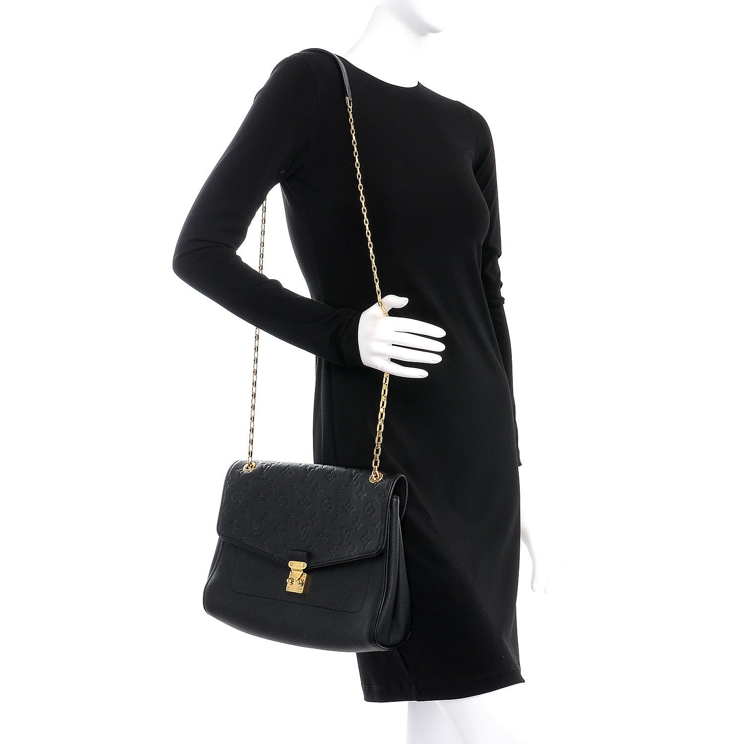 Louis Vuitton Empreinte Saint Germain MM Black 2 of 9