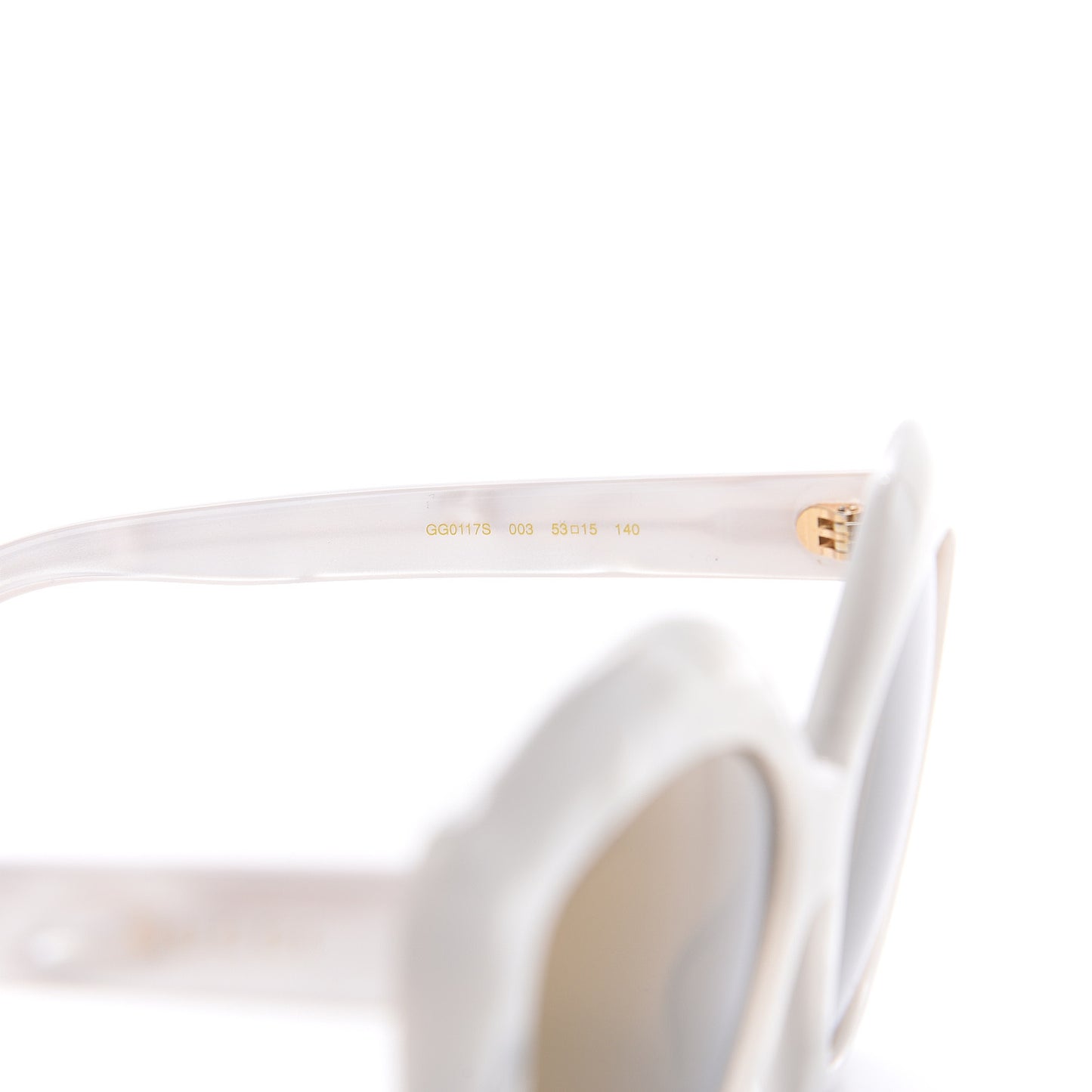 Cat Eye GG0117S Sunglasses White