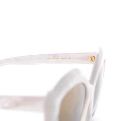 Gucci Cat Eye GG0117S Sunglasses White 5 of 6