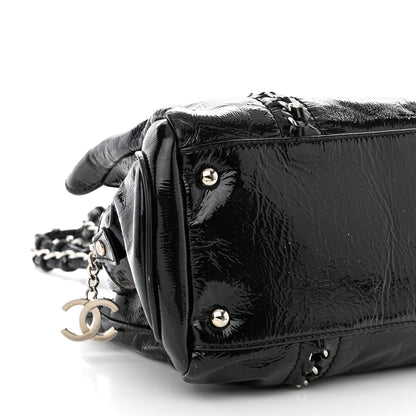 Chanel Patent Calfskin Small Luxe Ligne Tote Black 11 of 15