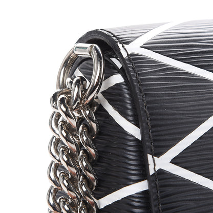 Louis Vuitton Epi Malletage Twist Shoulder Bag PM Black 10 of 11
