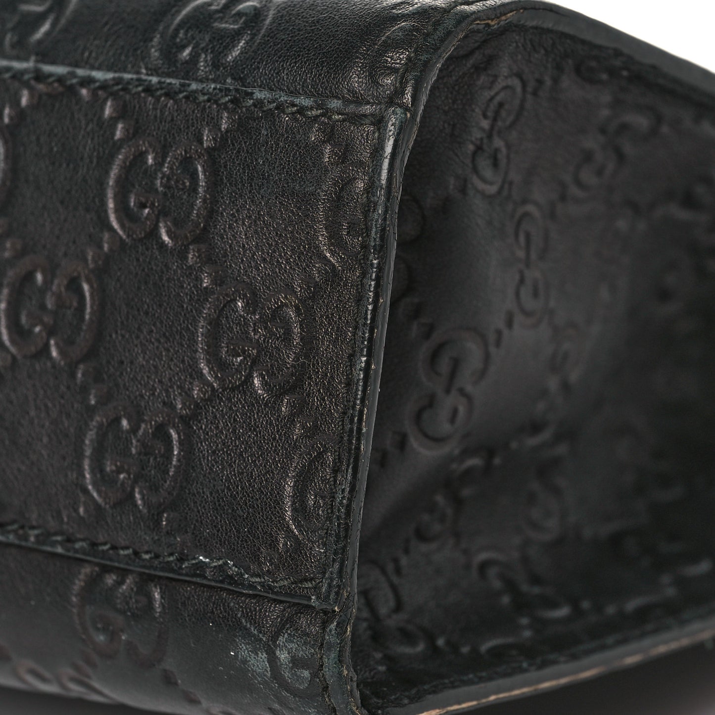Guccissima Medium Emily Chain Shoulder Bag Black