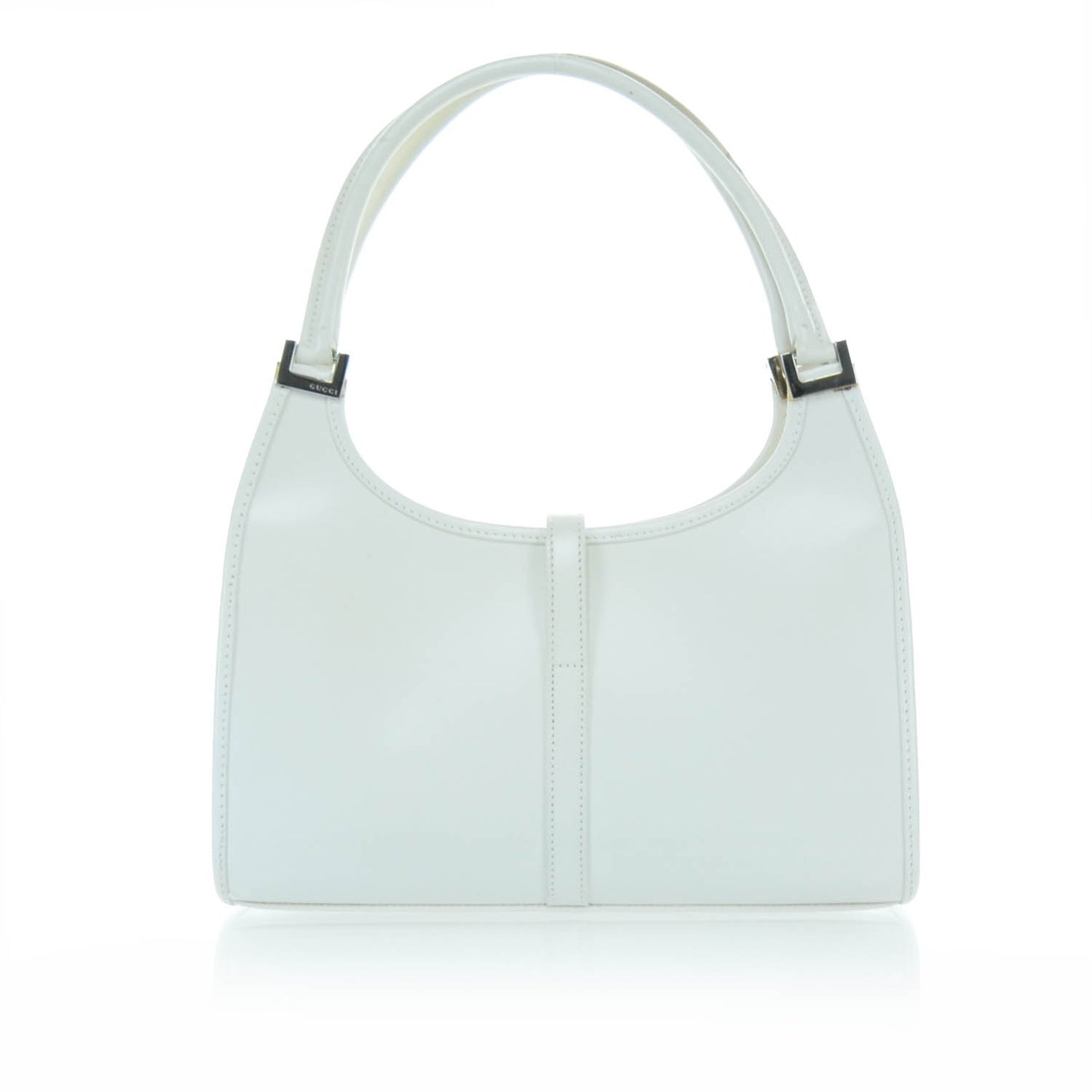 Leather Small Bardot White