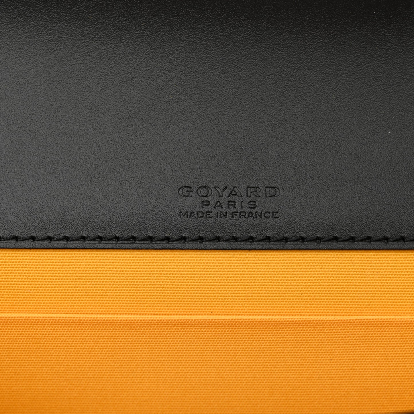 Goyardine Monte Carlo Bois Clutch With Strap Black