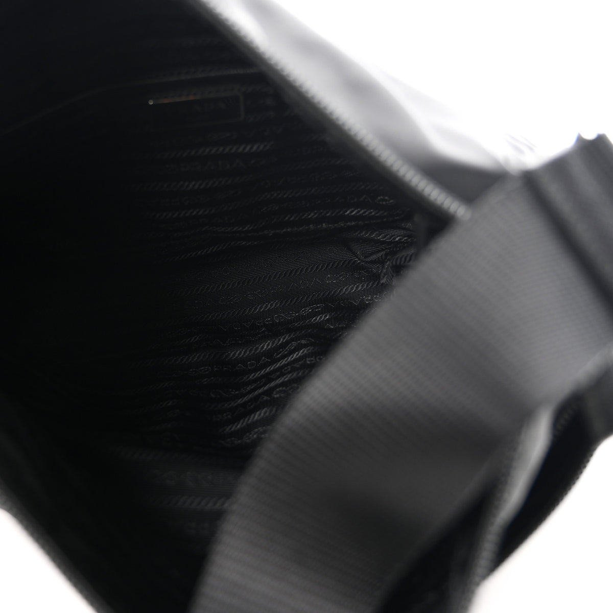 Nylon Vela Tracolla Messenger Bag Black