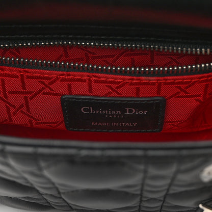 Christian Dior Lambskin Cannage Mini Lady Dior Black 6 of 10