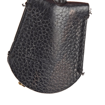 Alexander McQueen Grained Calfskin Padlock Crossbody Bag Black 10 of 13