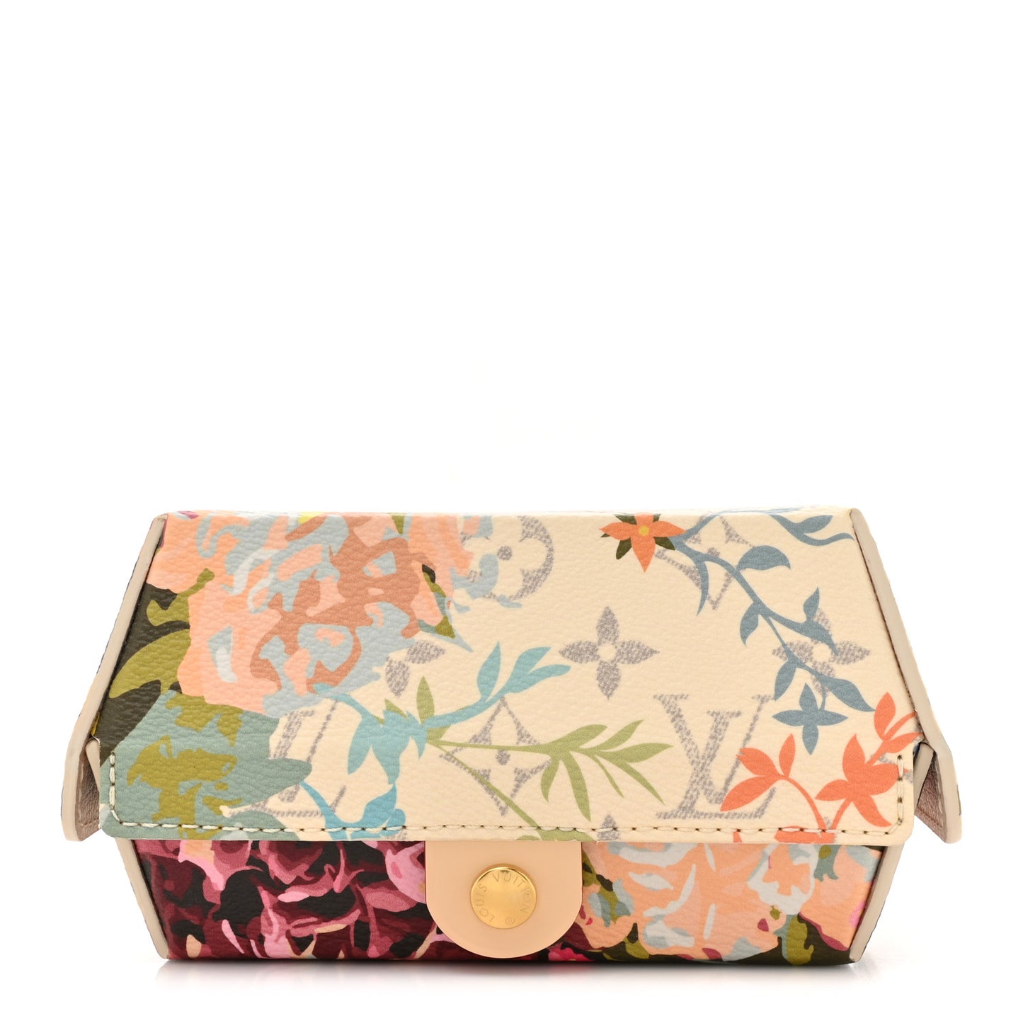 Monogram Flower Burger Box