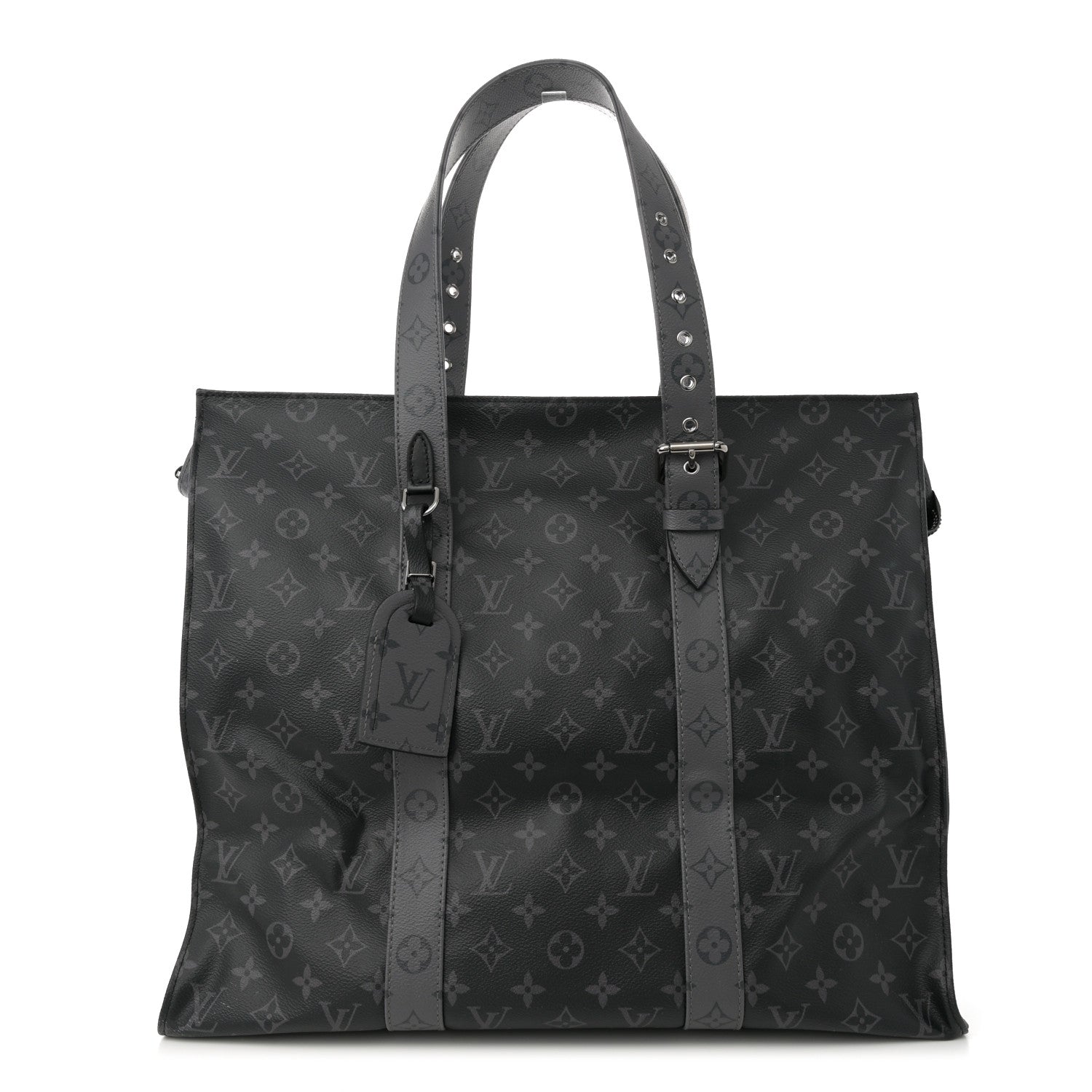 Louis Vuitton Monogram Eclipse Cabas Zippe GM Black 1 of 11