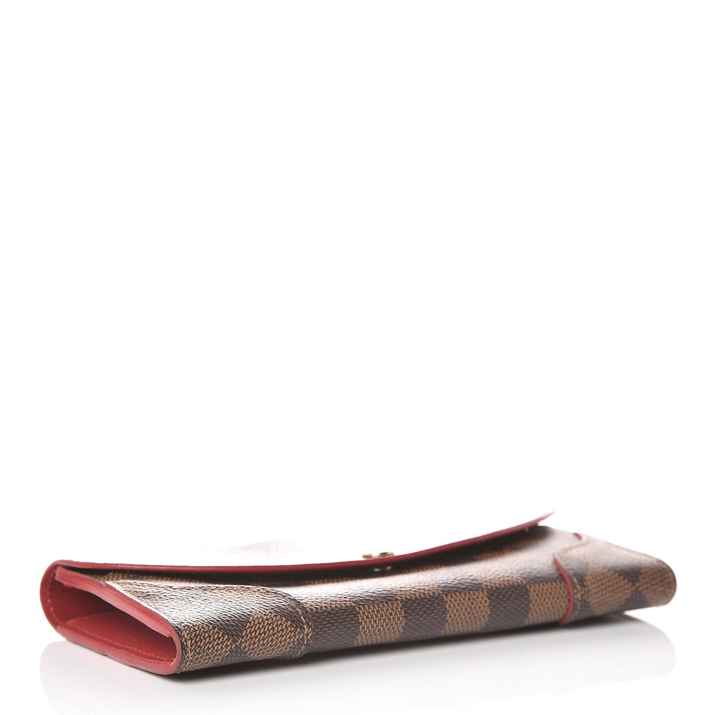 Damier Ebene Caissa Wallet Cherry